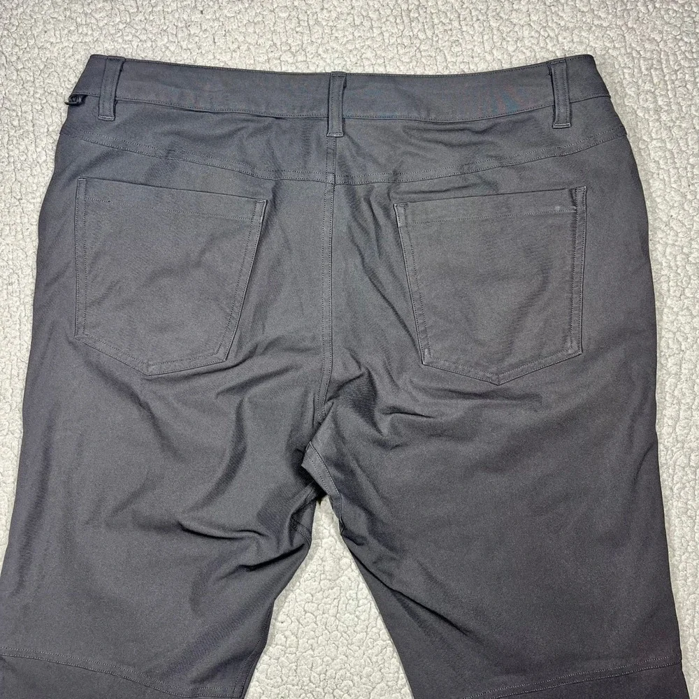 Lululemon ABC Pant Slim Warpstreme Charcoal Grey Mens Size 33x30 Five Pocket